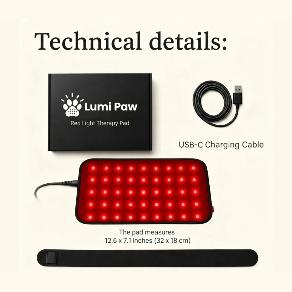Lum Paw Coussin de Luminothérapie Rouge